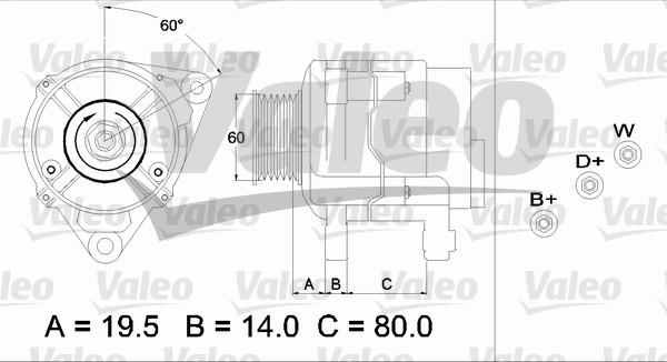 Valeo 437383 - Alternateur cwaw.fr