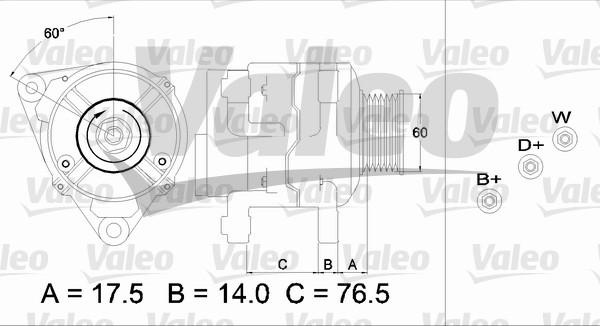 Valeo 437387 - Alternateur cwaw.fr