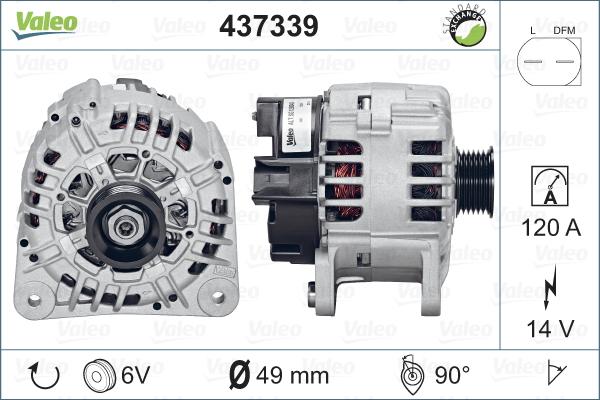 Valeo 437339 - Alternateur cwaw.fr