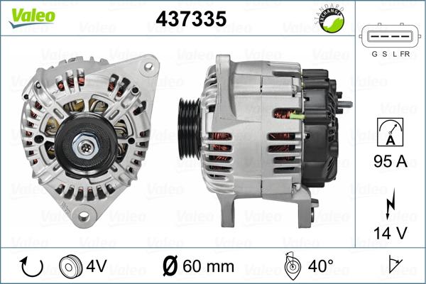 Valeo 437335 - Alternateur cwaw.fr