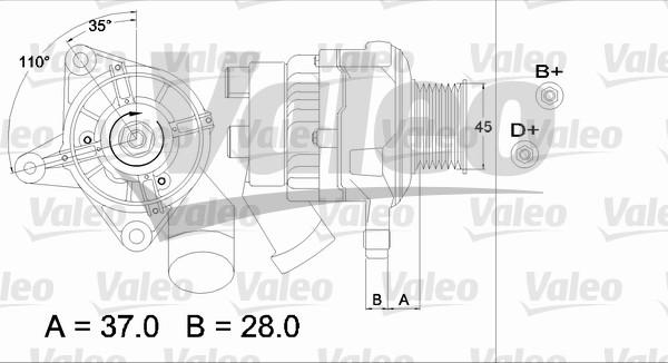 Valeo 437331 - Alternateur cwaw.fr