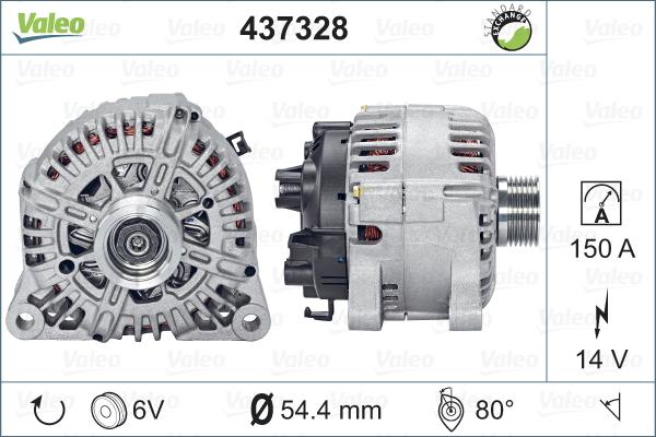 Valeo 437328 - Alternateur cwaw.fr