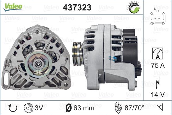 Valeo 437323 - Alternateur cwaw.fr