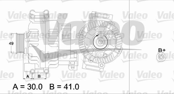 Valeo 437374 - Alternateur cwaw.fr