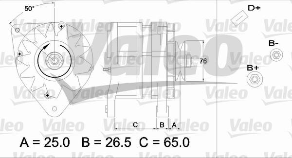 Valeo 437371 - Alternateur cwaw.fr