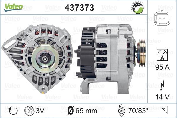 Valeo 437373 - Alternateur cwaw.fr