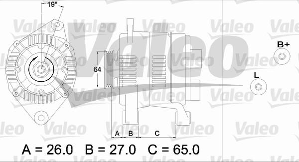 Valeo 437206 - Alternateur cwaw.fr