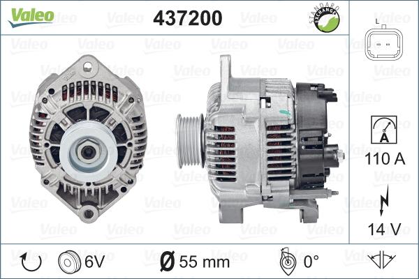 Valeo 437200 - Alternateur cwaw.fr