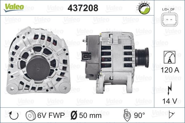 Valeo 437208 - Alternateur cwaw.fr