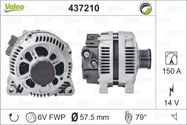 Valeo 437210 - Alternateur cwaw.fr