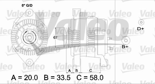 Valeo 437211 - Alternateur cwaw.fr