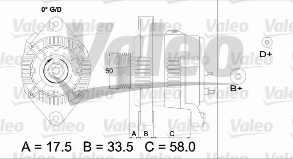 Valeo 437212 - Alternateur cwaw.fr