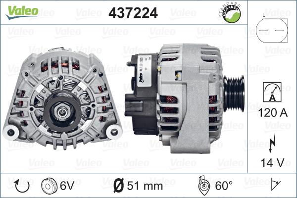 Valeo 437224 - Alternateur cwaw.fr