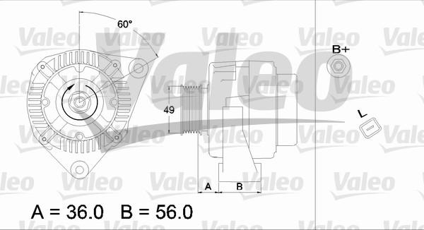 Valeo 437225 - Alternateur cwaw.fr