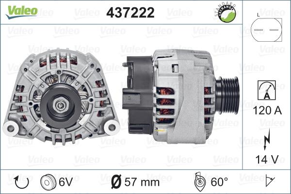 Valeo 437222 - Alternateur cwaw.fr