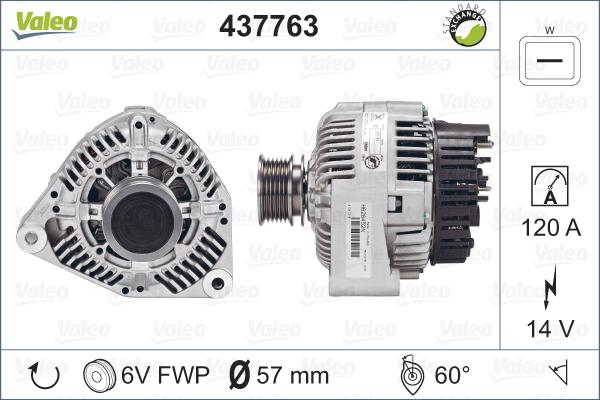 Valeo 437763 - Alternateur cwaw.fr