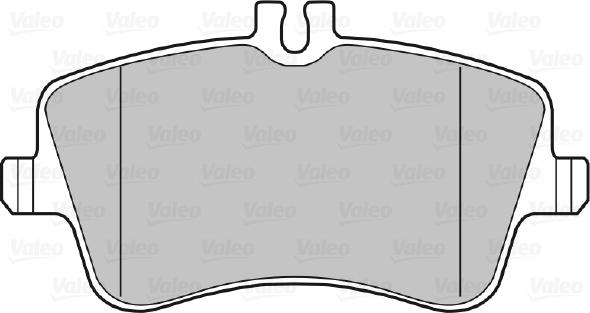 Valeo 670448 - Kit de plaquettes de frein, frein à disque cwaw.fr