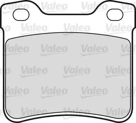 Valeo 598469 - Kit de plaquettes de frein, frein à disque cwaw.fr