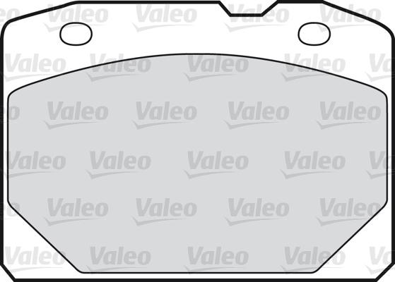 Valeo 598405 - Kit de plaquettes de frein, frein à disque cwaw.fr