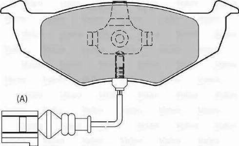 Remsa 60910 - Kit de plaquettes de frein, frein à disque cwaw.fr