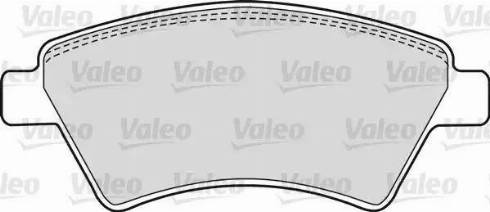 Valeo 598526 - Kit de plaquettes de frein, frein à disque cwaw.fr