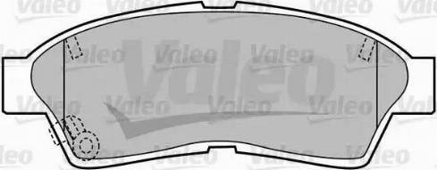 Valeo 598578 - Kit de plaquettes de frein, frein à disque cwaw.fr