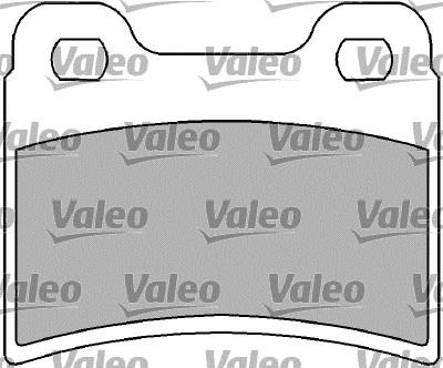 Valeo 598692 - Kit de plaquettes de frein, frein à disque cwaw.fr