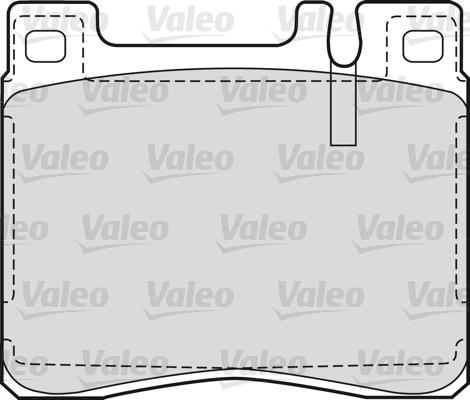 Valeo 598688 - Kit de plaquettes de frein, frein à disque cwaw.fr