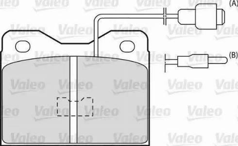 Valeo 598152 - Kit de plaquettes de frein, frein à disque cwaw.fr