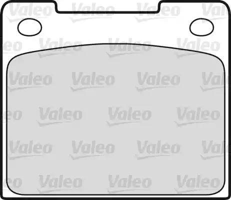 Valeo 598159 - Kit de plaquettes de frein, frein à disque cwaw.fr