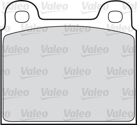 Valeo 598111 - Kit de plaquettes de frein, frein à disque cwaw.fr