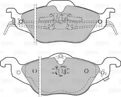 Remsa 684 02 - Kit de plaquettes de frein, frein à disque cwaw.fr