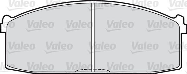 Valeo 598379 - Kit de plaquettes de frein, frein à disque cwaw.fr