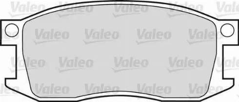 Valeo 551521 - Kit de plaquettes de frein, frein à disque cwaw.fr