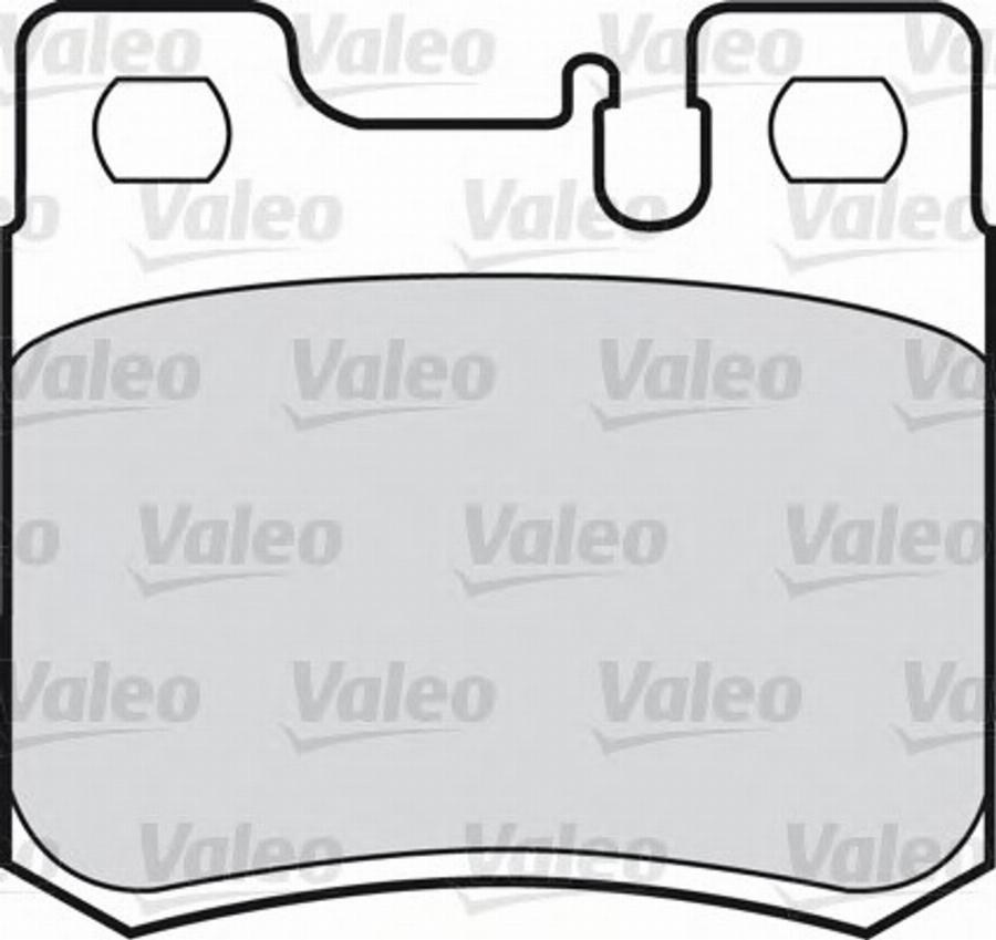 Valeo 598235 - Kit de plaquettes de frein, frein à disque cwaw.fr