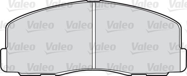 Valeo 598220 - Kit de plaquettes de frein, frein à disque cwaw.fr