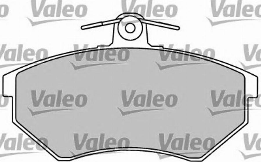 Valeo 597455 - Kit de plaquettes de frein, frein à disque cwaw.fr