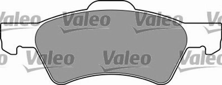 Valeo 597412 - Kit de plaquettes de frein, frein à disque cwaw.fr