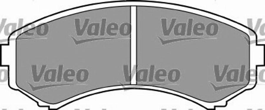 Valeo 597557 - Kit de plaquettes de frein, frein à disque cwaw.fr