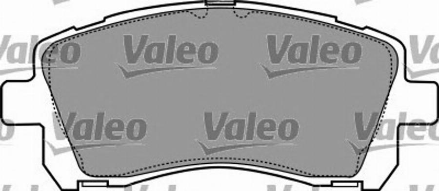 Valeo 597507 - Kit de plaquettes de frein, frein à disque cwaw.fr