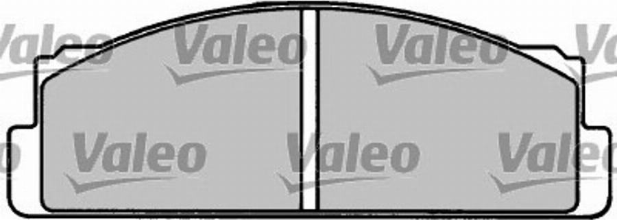 Valeo 597002 - Kit de plaquettes de frein, frein à disque cwaw.fr