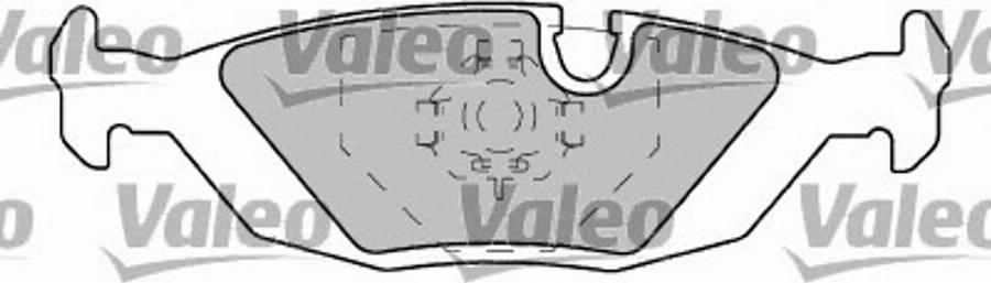 Valeo 597016 - Kit de plaquettes de frein, frein à disque cwaw.fr