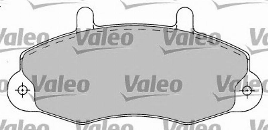 Valeo 597156 - Kit de plaquettes de frein, frein à disque cwaw.fr