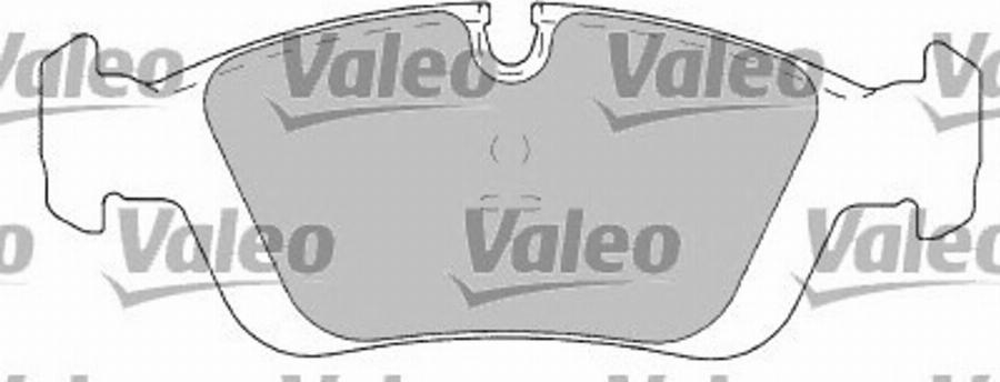 Valeo 597163 - Kit de plaquettes de frein, frein à disque cwaw.fr