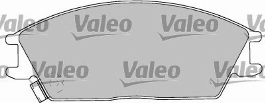 Valeo 597100 - Kit de plaquettes de frein, frein à disque cwaw.fr