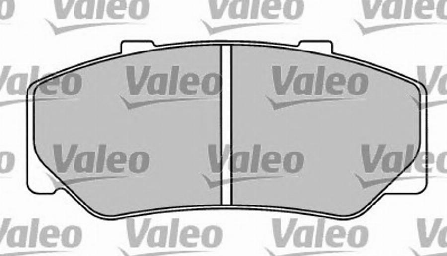 Valeo 597102 - Kit de plaquettes de frein, frein à disque cwaw.fr