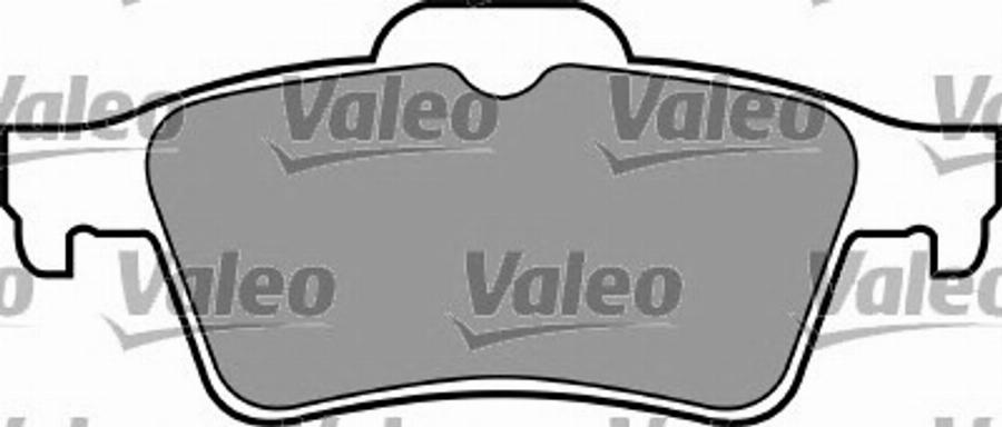 Valeo 597354 - Kit de plaquettes de frein, frein à disque cwaw.fr