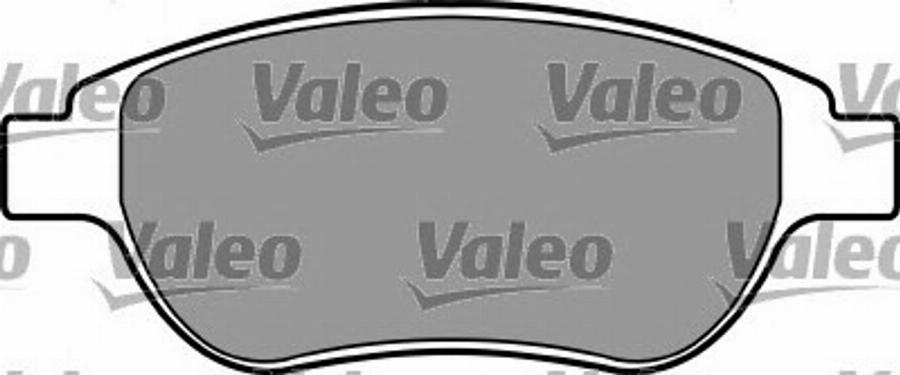 Valeo 597355 - Kit de plaquettes de frein, frein à disque cwaw.fr