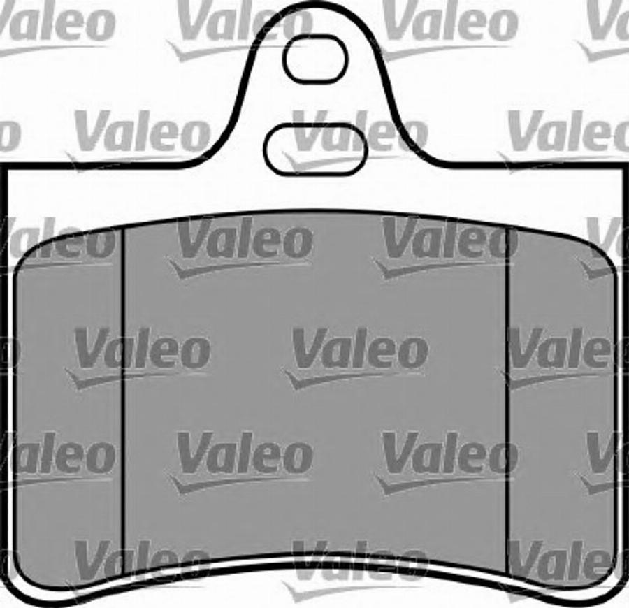 Valeo 597369 - Kit de plaquettes de frein, frein à disque cwaw.fr