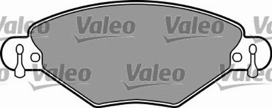 Valeo 597368 - Kit de plaquettes de frein, frein à disque cwaw.fr